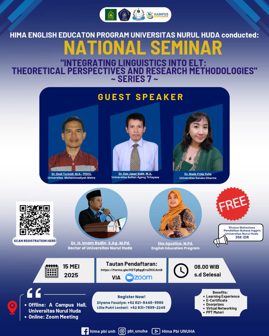 National Seminar on Issues in ELT Series 7: Kegiatan Tahunan HIMA PBI